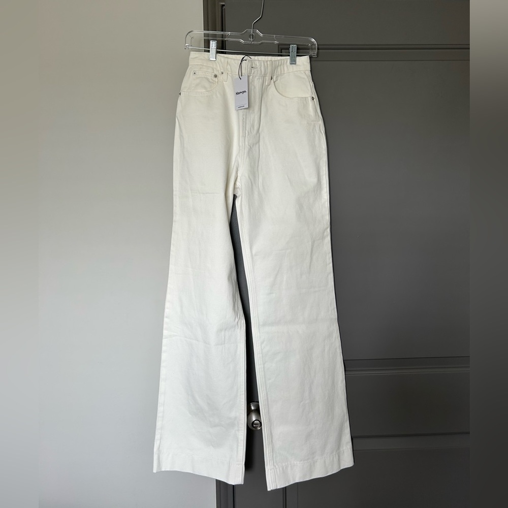 Showpo Wide Leg Cotton Jeans